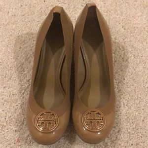 Patent leather Tory Burch wedges